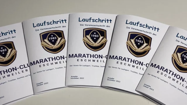 Laufschrift des Marathon Clubs Eschweiler